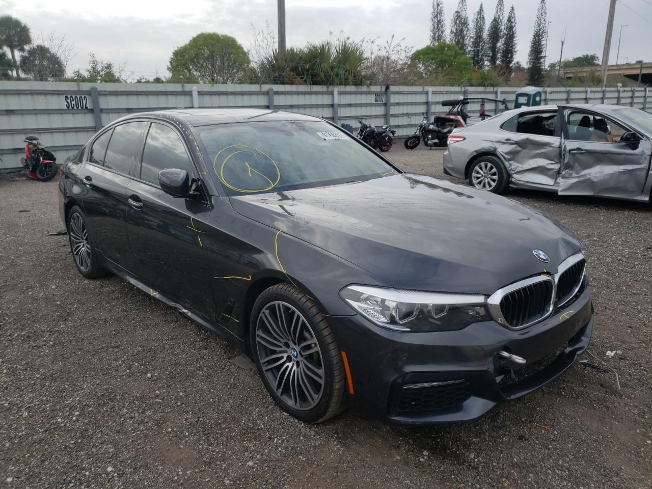 BMW 540 I 2018 with VIN WBAJE5C5XJG918225 - Photo from auction