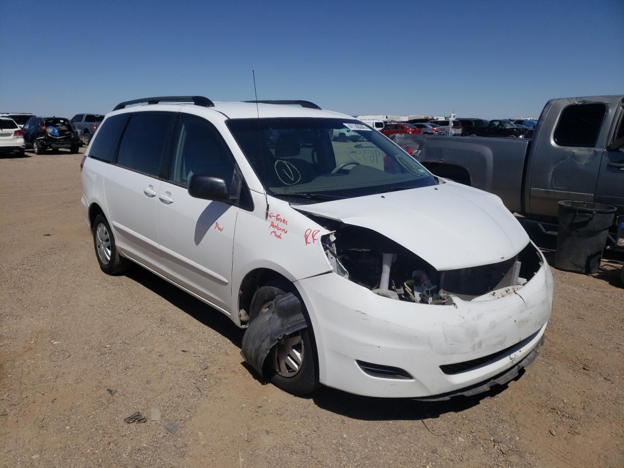 TOYOTA SIENNA CE 2009 with VIN 5TDZK23C69S228680 - Photo from auction