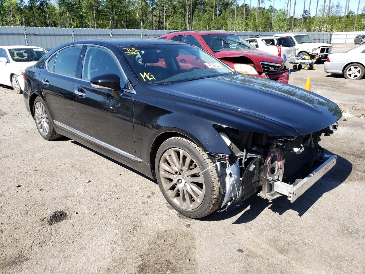 LEXUS LS 460 2014 with VIN JTHBL5EF0E5132291 - Photo from auction