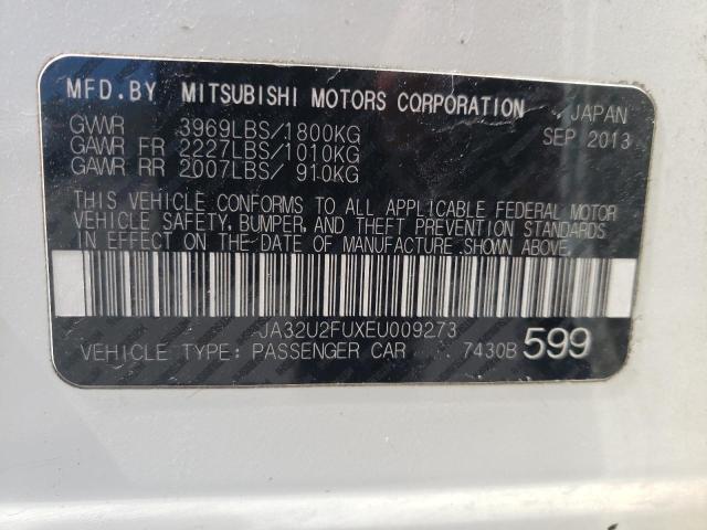 Photo 10 from auction – 2014 MITSUBISHI LANCER ES/ with VIN JA32U2FUXEU009273