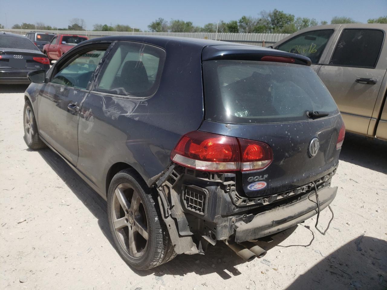 Photo 3 from auction – 2012 VOLKSWAGEN GOLF with VIN WVWAB7AJ9CW297947