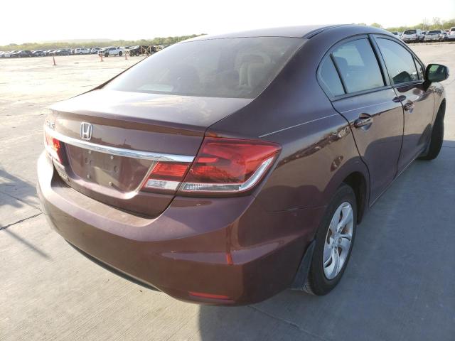 Photo 4 from auction – 2013 HONDA CIVIC LX with VIN 2HGFB2F52DH553464