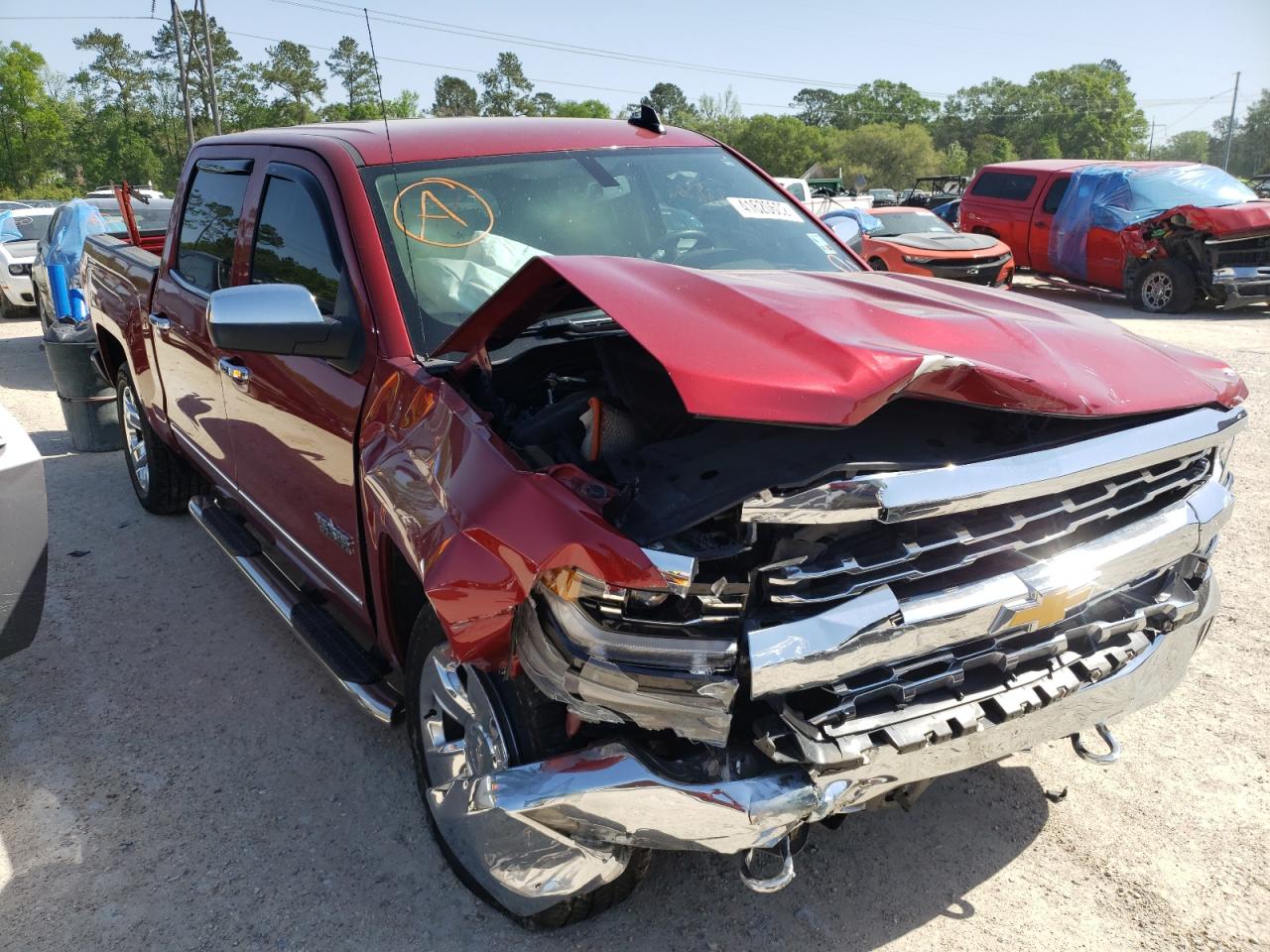 CHEVROLET SILVERADO 2018 with VIN 3GCPCSEC9JG387973 - Photo from auction