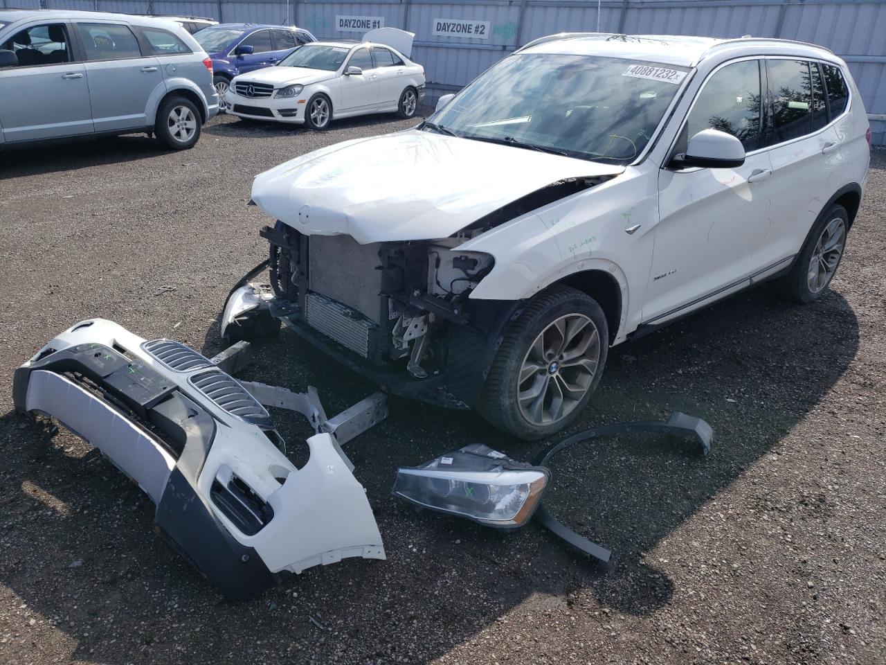 Photo 2 from auction – 2015 BMW X3 XDRIVE2 with VIN 5UXWY3C52F0E96537