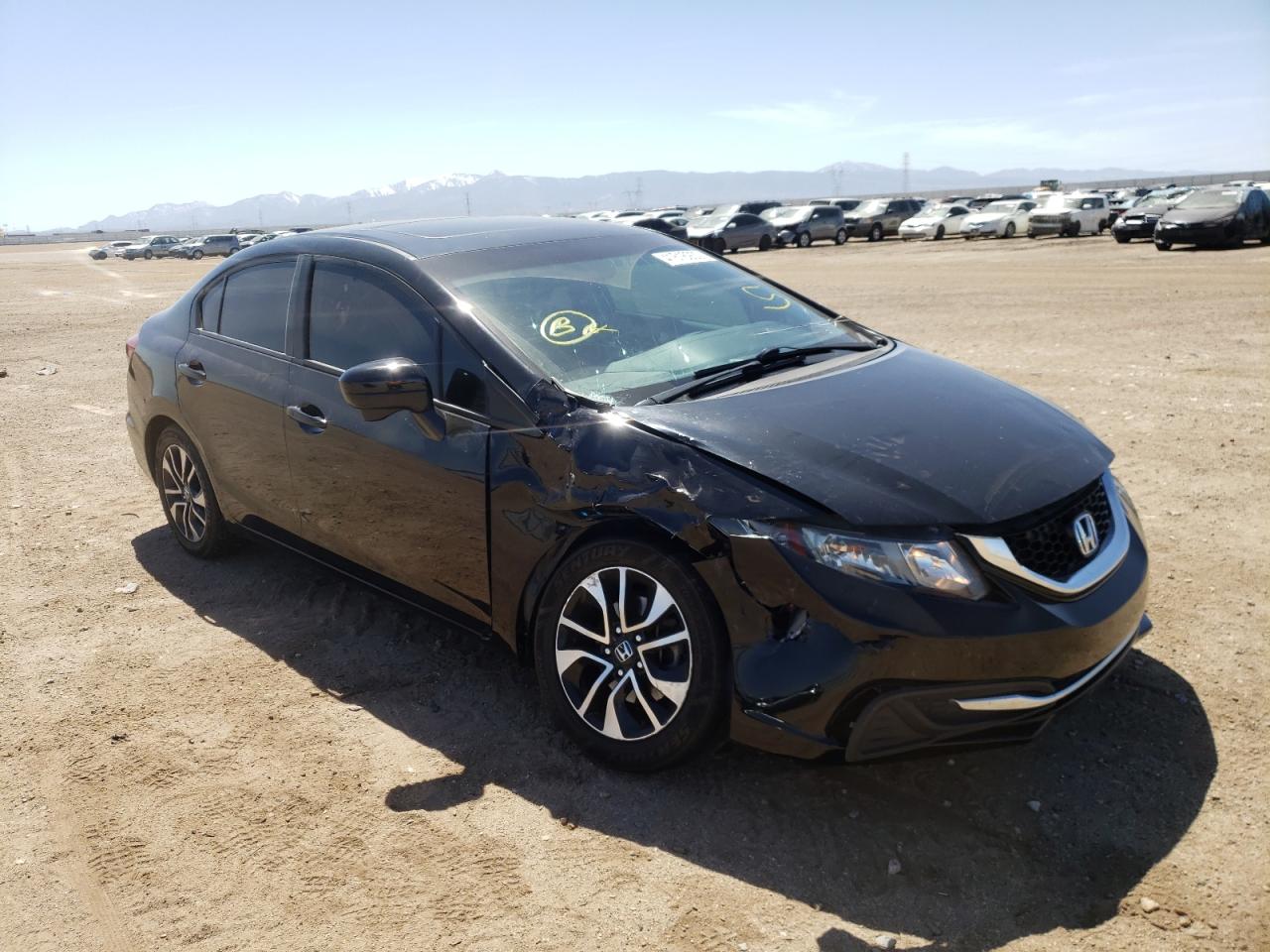 HONDA CIVIC EX 2015 with VIN 19XFB2F8XFE208643 - Photo from auction