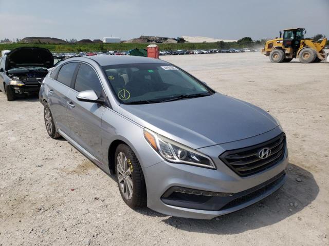 HYUNDAI SONATA SPO 2015 with VIN 5NPE34AF6FH020918 - Photo from auction