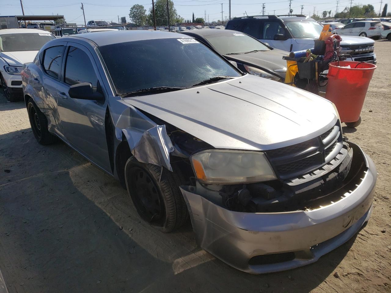 DODGE AVENGER SE 2013 с VIN 1C3CDZAB5DN645214 - Фото с аукциона