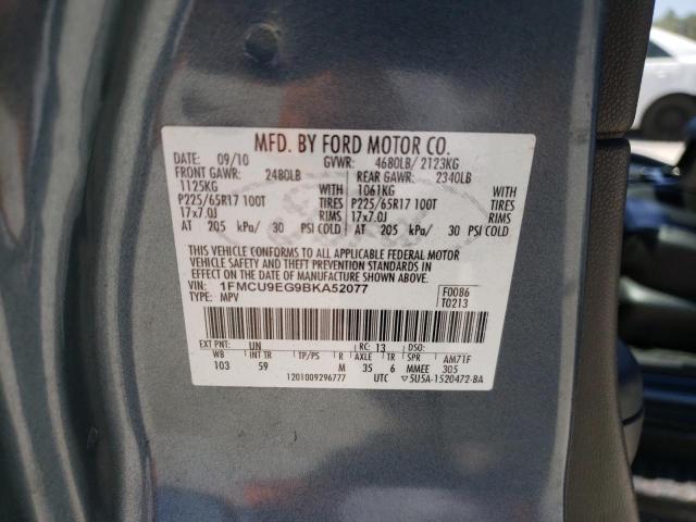 Photo 10 from auction – 2011 FORD ESCAPE LIM with VIN 1FMCU9EG9BKA52077