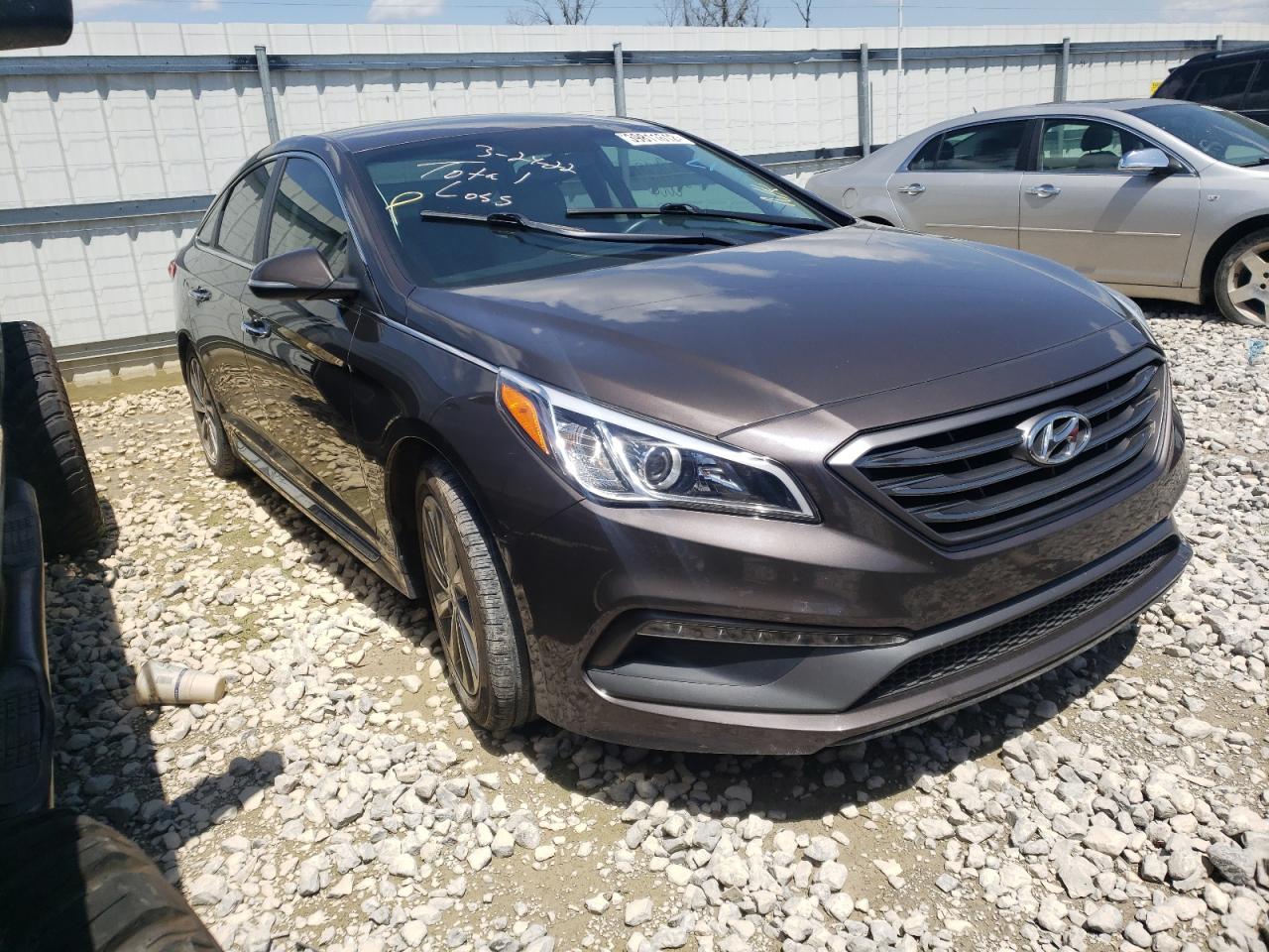 HYUNDAI SONATA SPO 2016 with VIN 5NPE34AF8GH343501 - Photo from auction