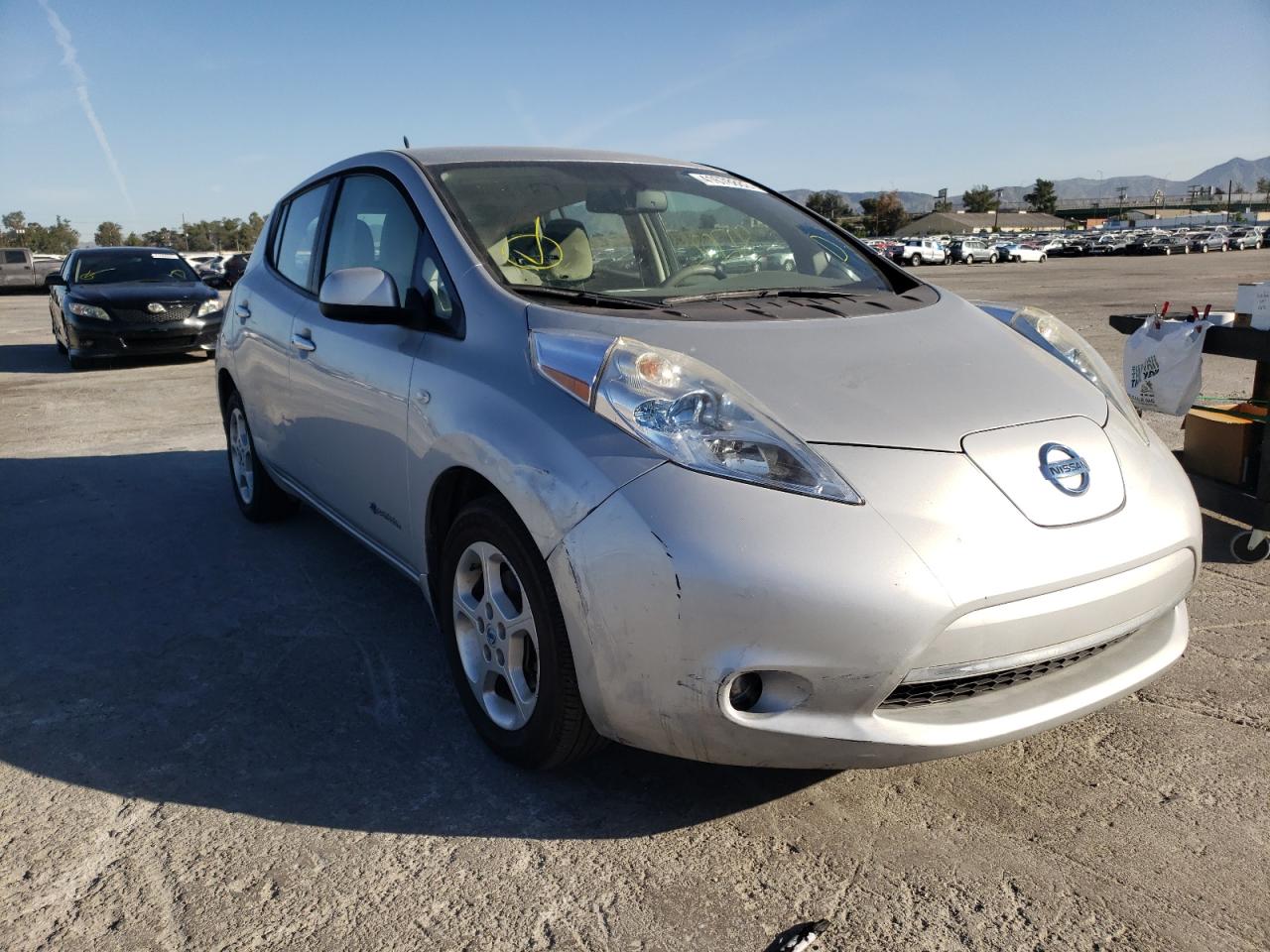 NISSAN LEAF SV 2012 with VIN JN1AZ0CP9CT025469 - Photo from auction