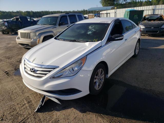 Photo 2 from auction – 2014 HYUNDAI SONATA GLS with VIN 5NPEB4AC2EH845989