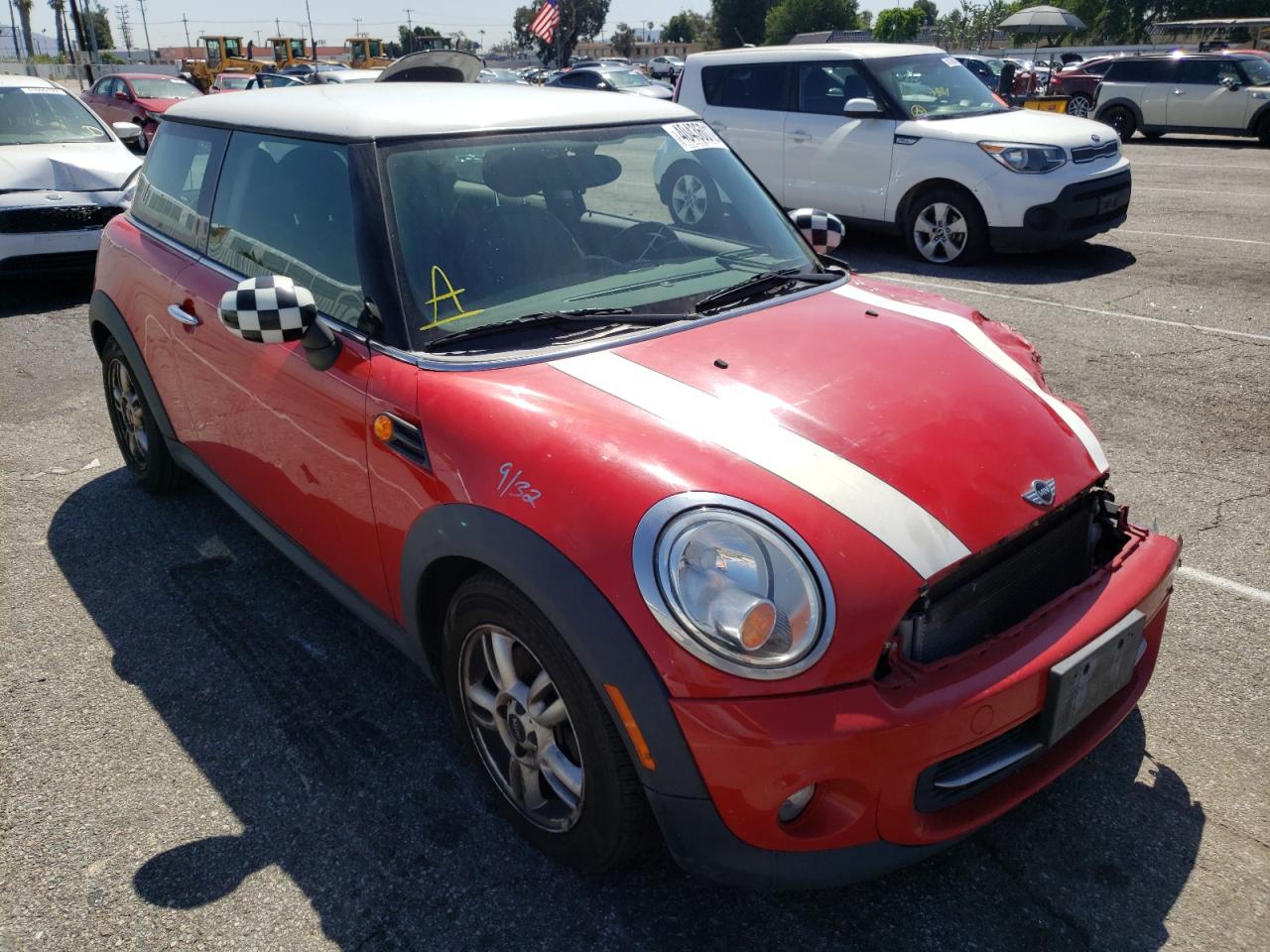 MINI COOPER 2011 with VIN WMWSU3C53BT097635 - Photo from auction
