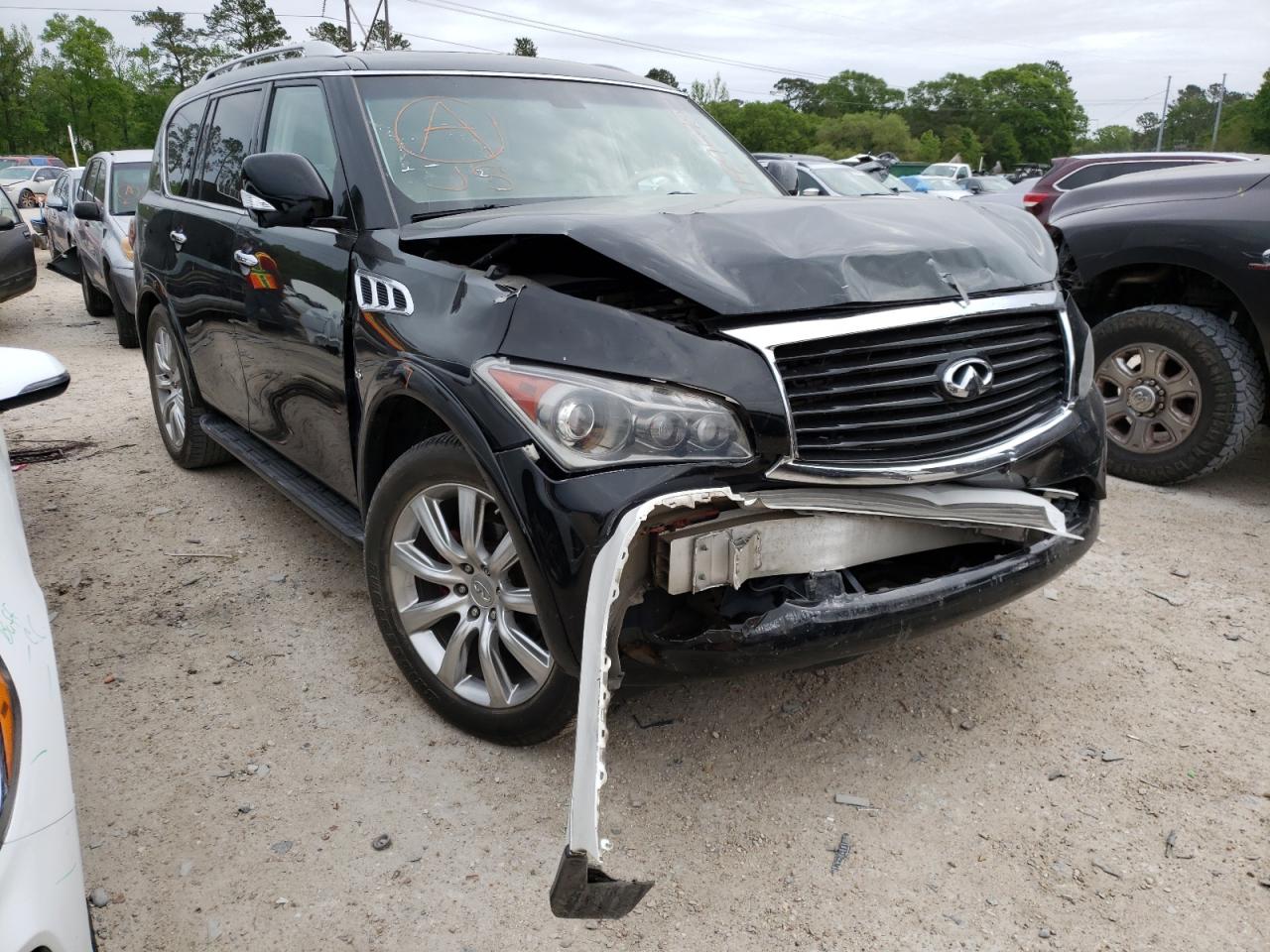 INFINITI QX80 2014 with VIN JN8AZ2NF0E9556464 - Photo from auction