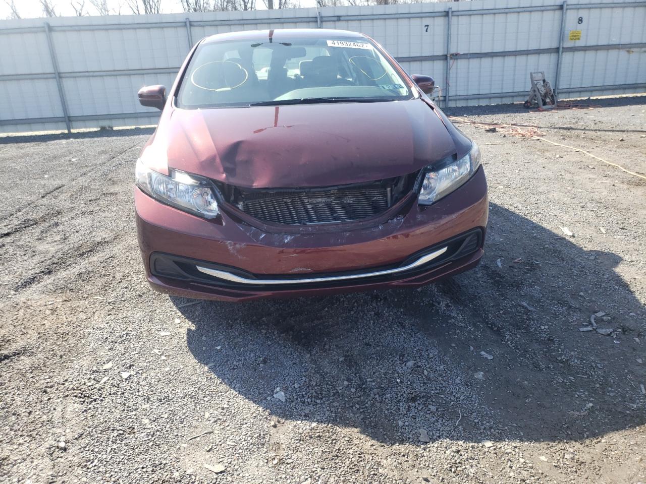 Photo 9 from auction – 2015 HONDA CIVIC LX with VIN 19XFB2F51FE290171