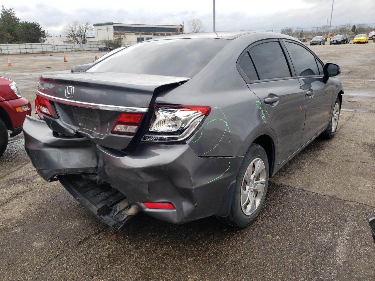 Photo 4 from auction – 2013 HONDA CIVIC LX with VIN 19XFB2F56DE002903