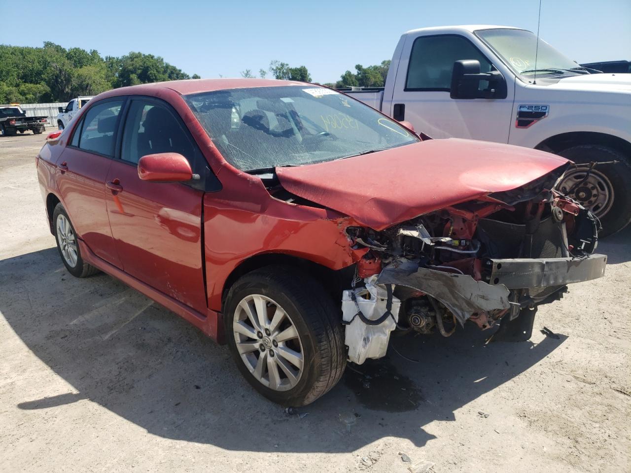 TOYOTA COROLLA BA 2010 with VIN 2T1BU4EE1AC360619 - Photo from auction