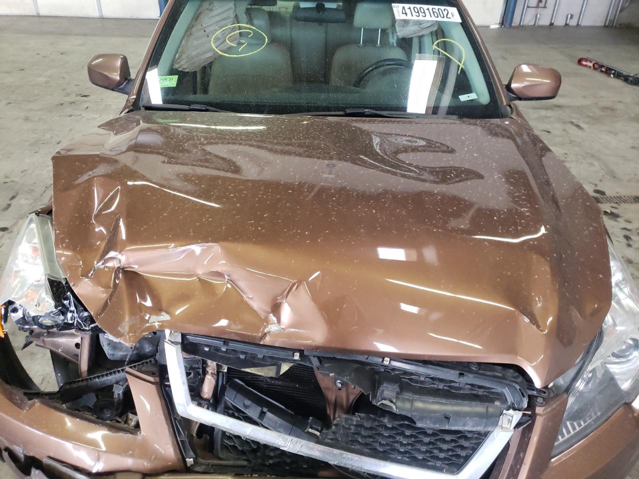 Photo 7 from auction – 2013 SUBARU LEGACY 2.5 with VIN 4S3BMBK63D3032228