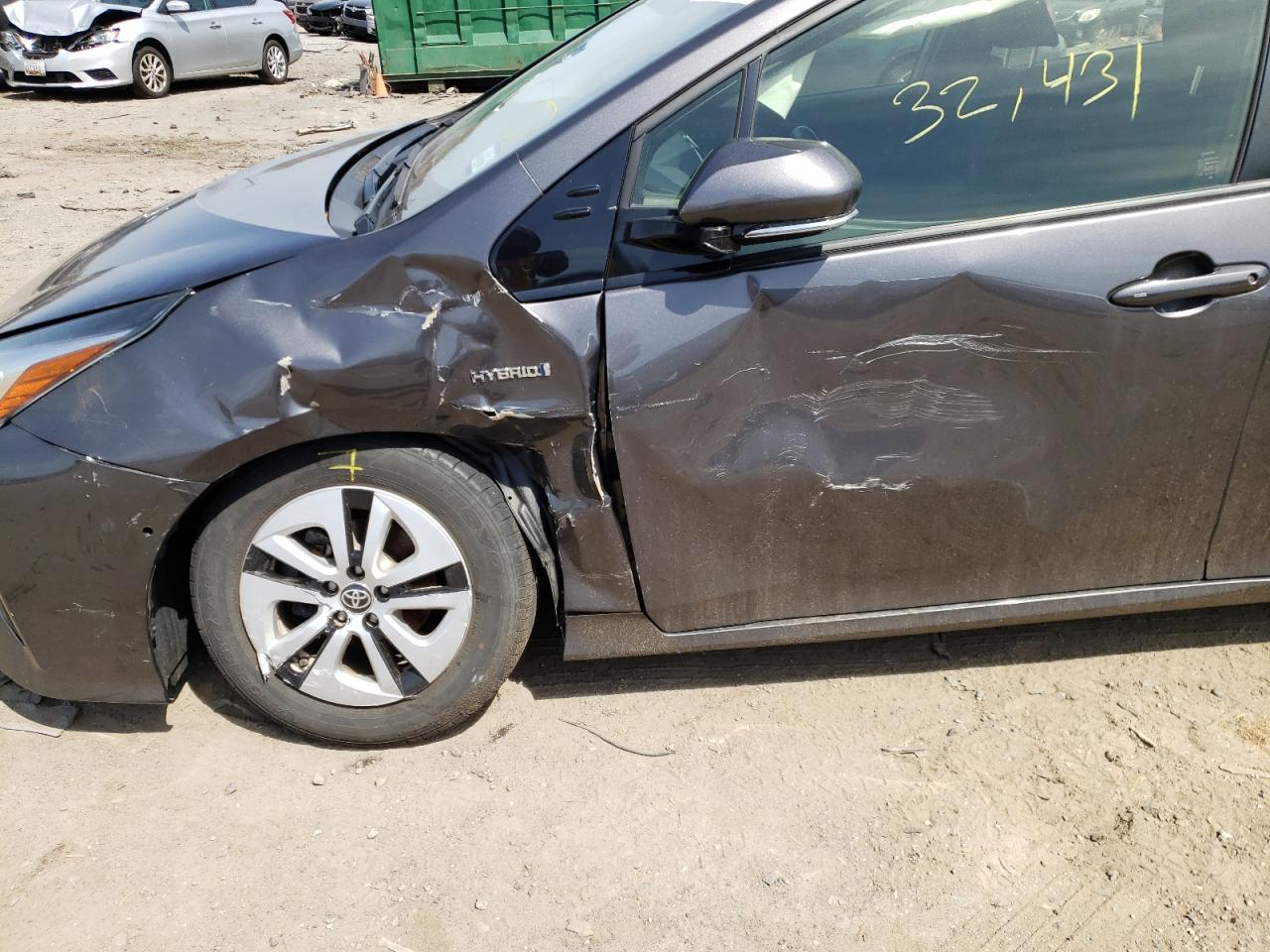 Photo 9 from auction – 2018 TOYOTA PRIUS with VIN JTDKARFU5J3550721