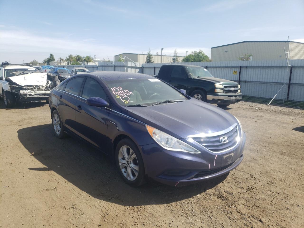 HYUNDAI SONATA GLS 2012 with VIN 5NPEB4AC2CH324994 - Photo from auction