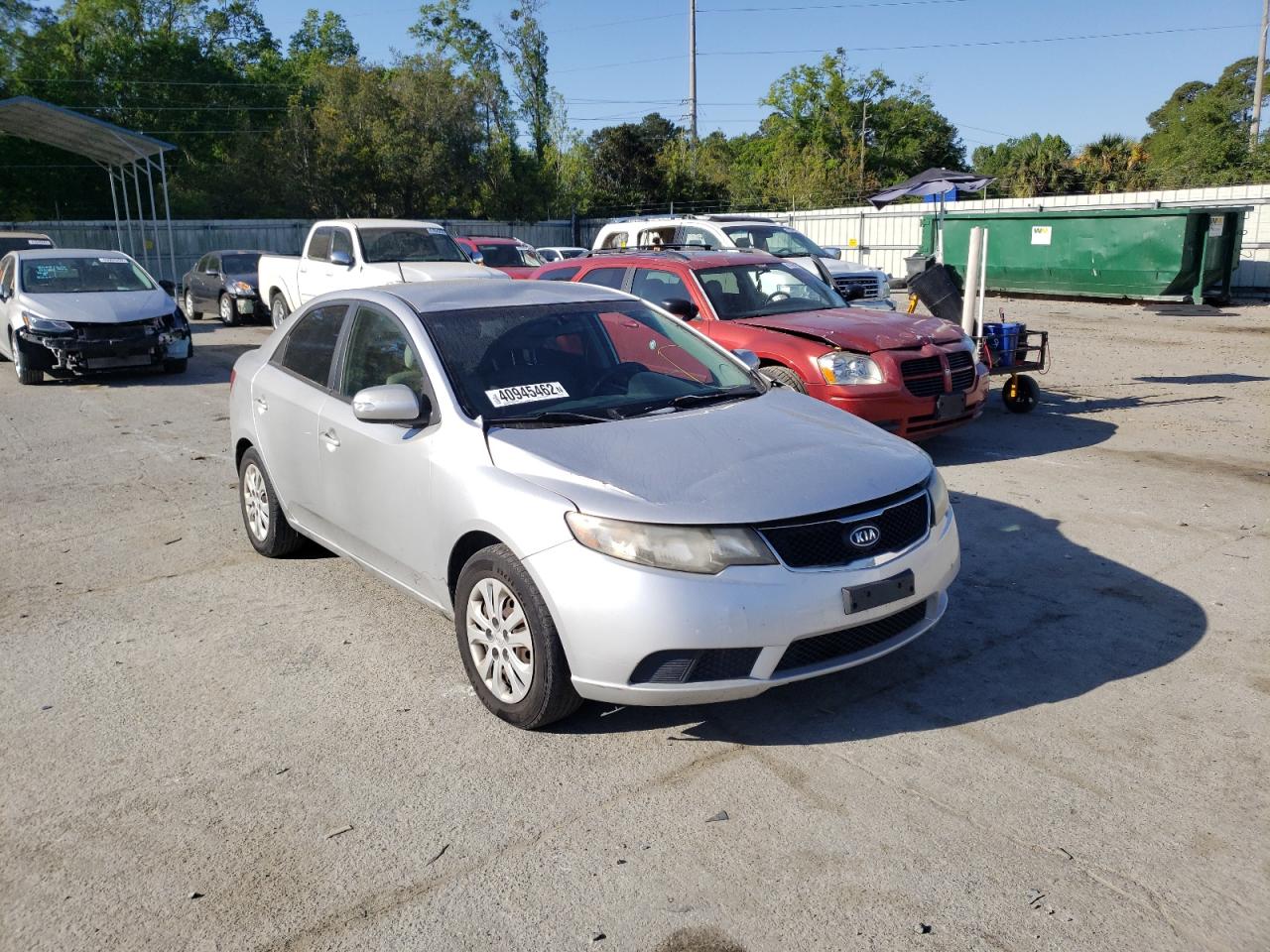 KIA FORTE EX 2010 with VIN KNAFU4A29A5218459 - Photo from auction