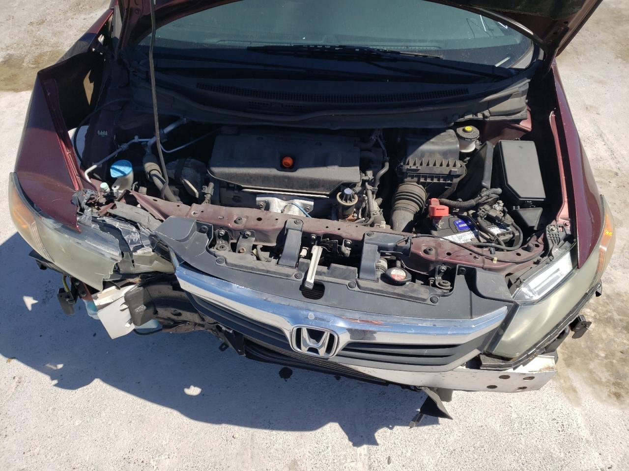 Photo 7 from auction – 2012 HONDA CIVIC LX with VIN 19XFB2F57CE061697