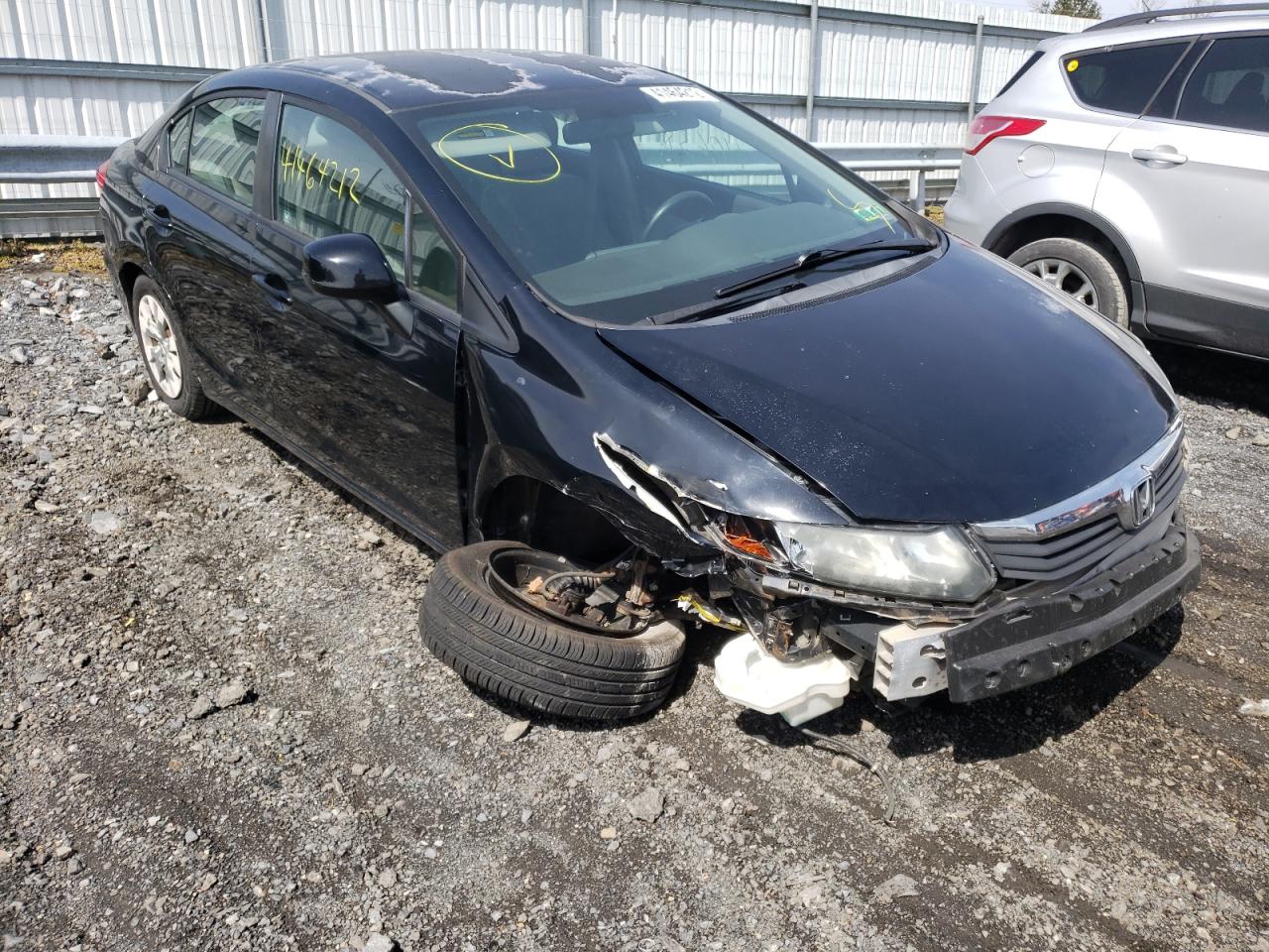 HONDA CIVIC LX 2012 with VIN 2HGFB2F53CH602301 - Photo from auction