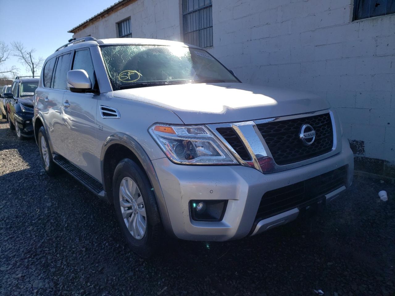 NISSAN ARMADA SV 2018 with VIN JN8AY2NC7J9551880 - Photo from auction