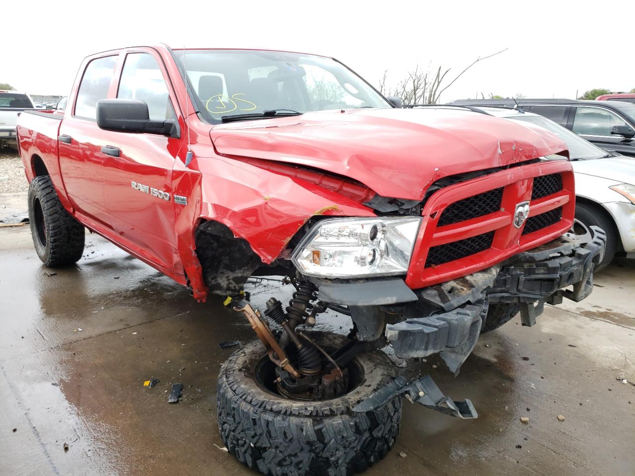 DODGE RAM 1500 S 2012 with VIN 1C6RD7KT5CS164419 - Photo from auction
