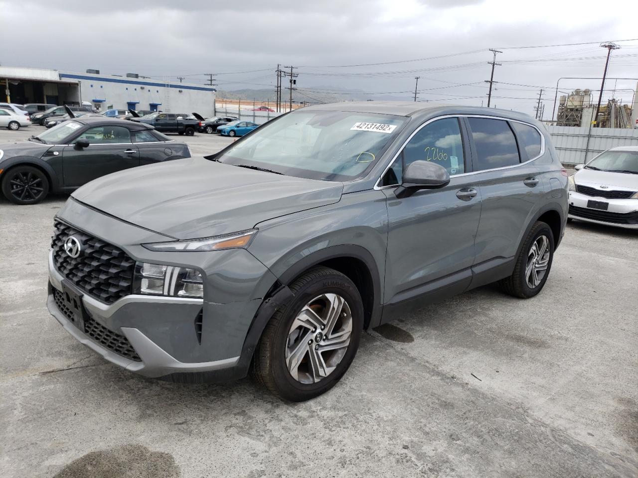 Фото 2 с аукциона – 2021 HYUNDAI SANTA FE S с VIN 5NMS14AJ5MH358236