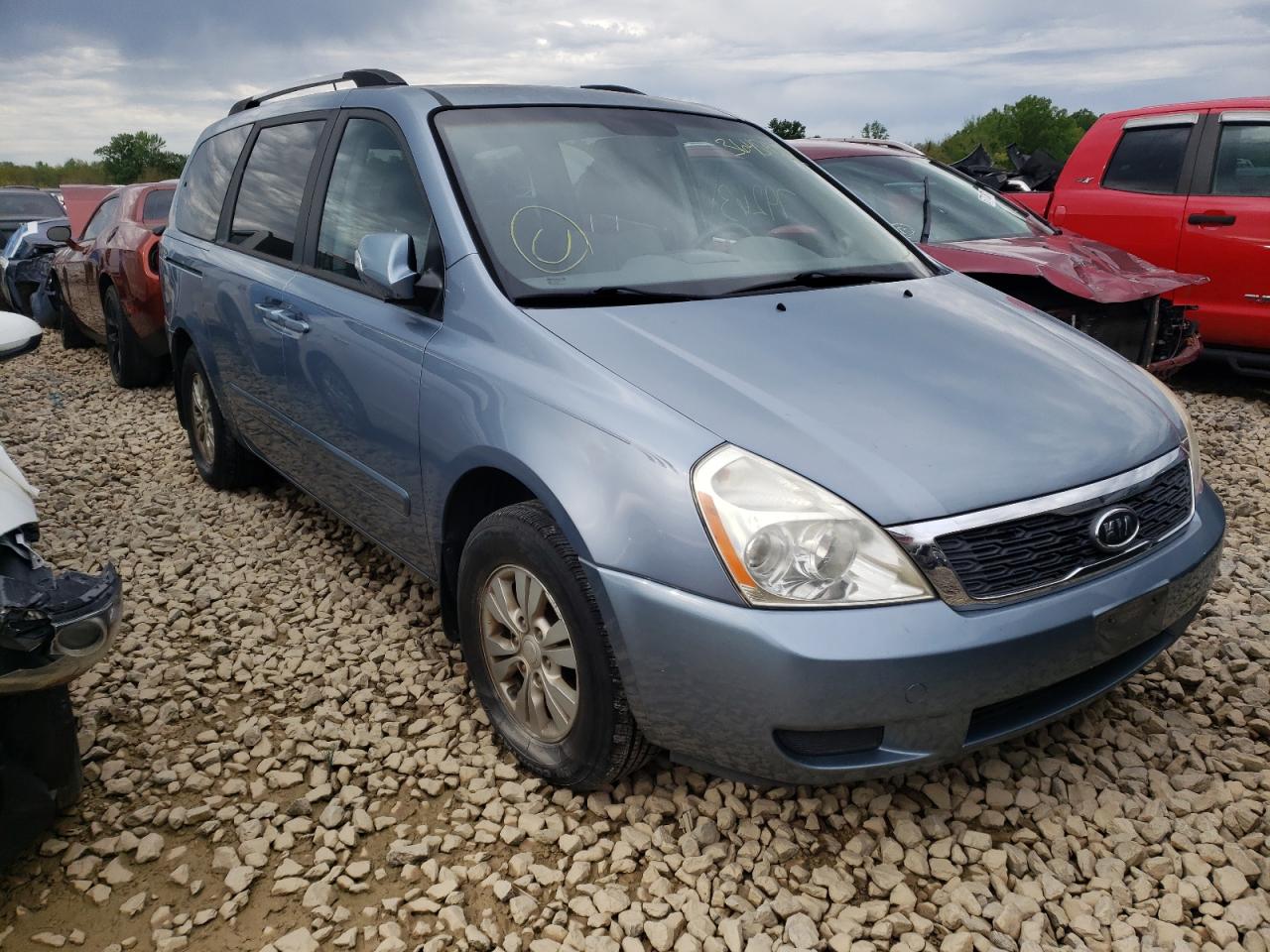 KIA SEDONA LX 2012 with VIN KNDMG4C71C6503759 - Photo from auction