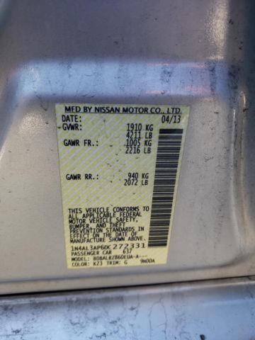 Photo 10 from auction – 2013 NISSAN ALTIMA 2.5 with VIN 1N4AL3AP6DC272331