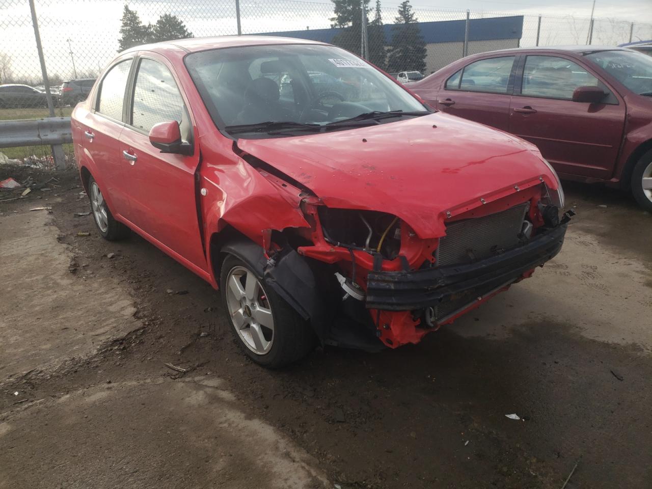 CHEVROLET AVEO LT 2008 with VIN KL1TG56668B084012 - Photo from auction