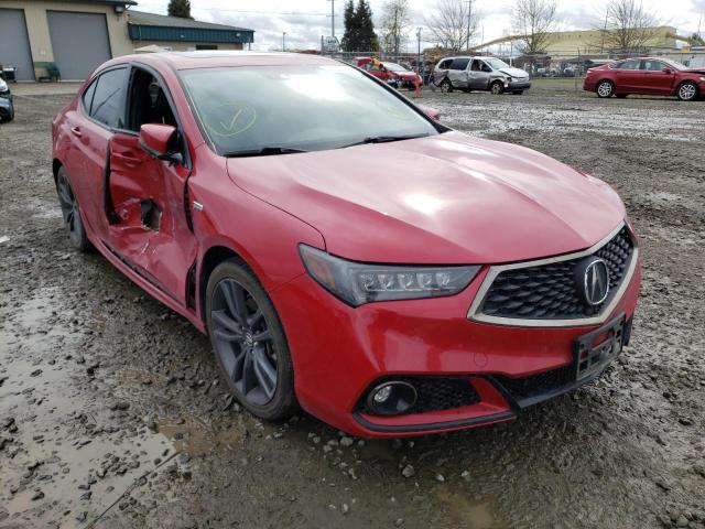 ACURA TLX TECH+A 2018 with VIN 19UUB2F60JA003125 - Photo from auction