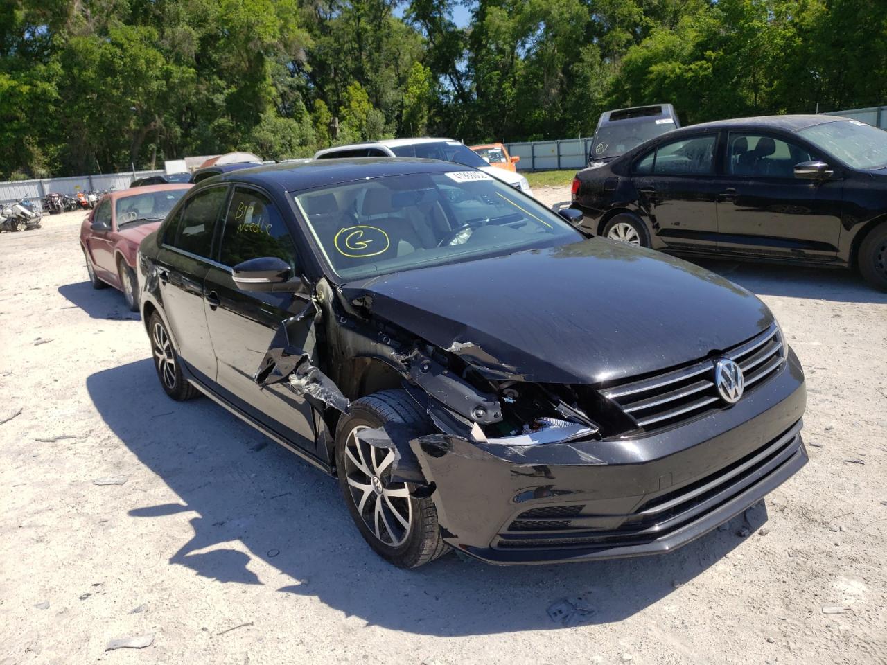 VOLKSWAGEN JETTA SE 2017 with VIN 3VWDB7AJ7HM247940 - Photo from auction