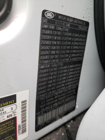Photo 10 from auction – 2018 LAND ROVER RANGE ROVE with VIN SALYM2RV7JA755281