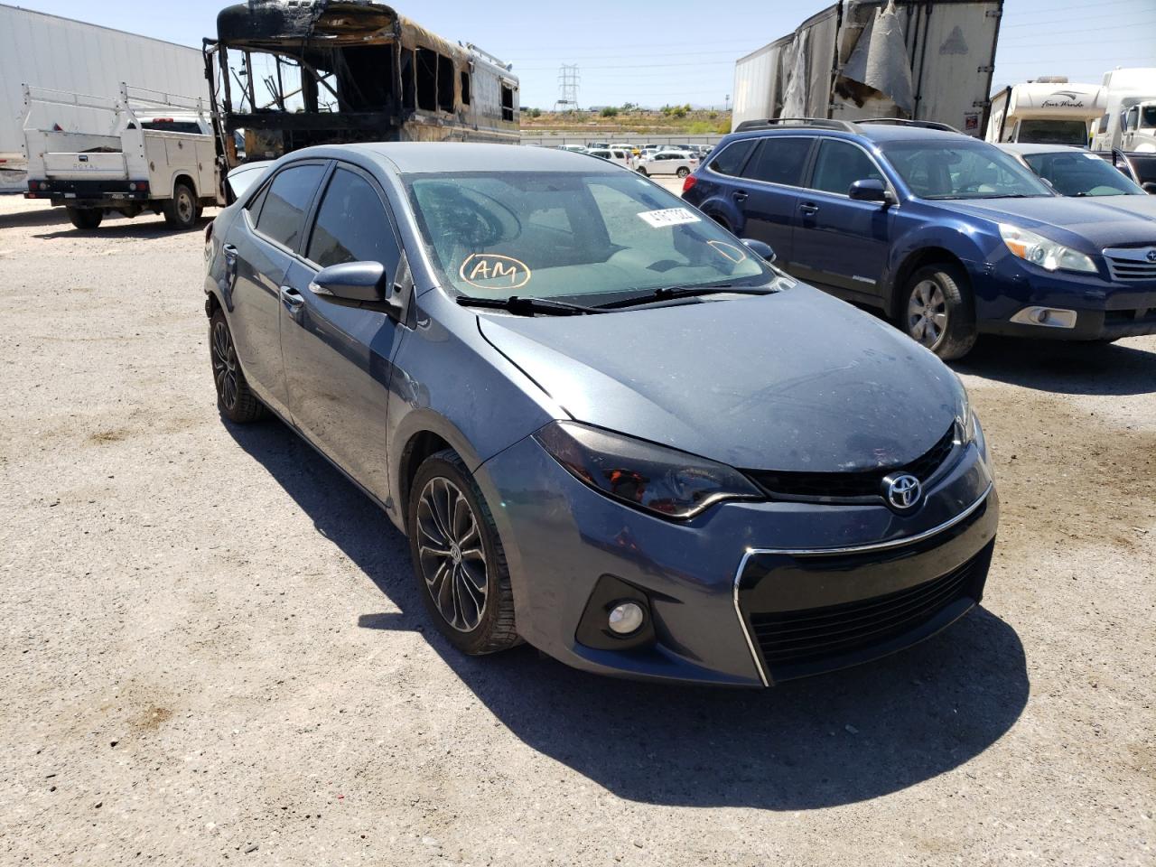 TOYOTA COROLLA L 2014 with VIN 2T1BURHE9EC059255 - Photo from auction