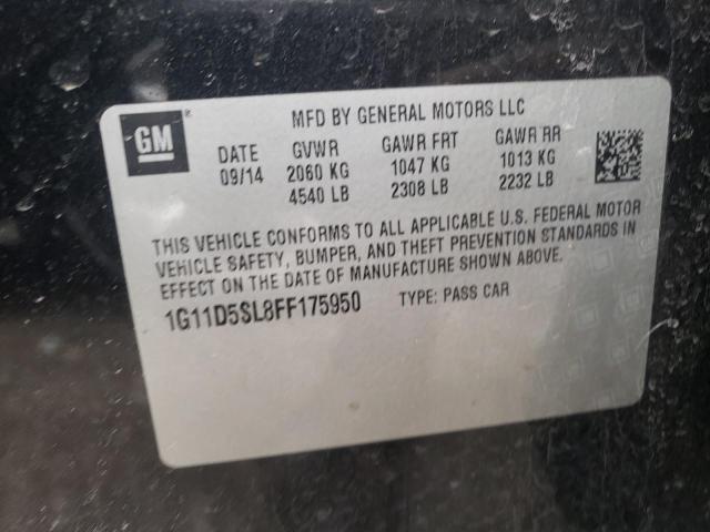 Photo 10 from auction – 2015 CHEVROLET MALIBU 2LT with VIN 1G11D5SL8FF175950