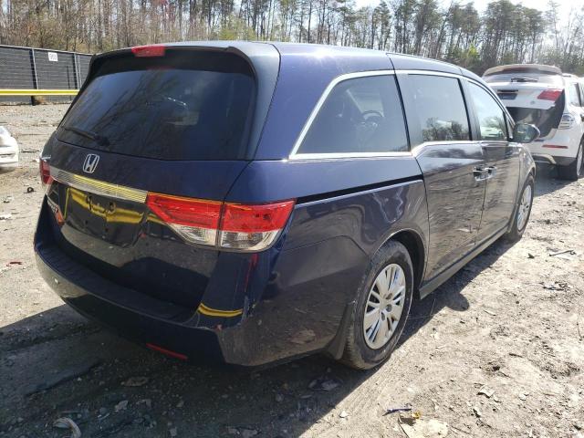 Photo 4 from auction – 2014 HONDA ODYSSEY LX with VIN 5FNRL5H22EB015688
