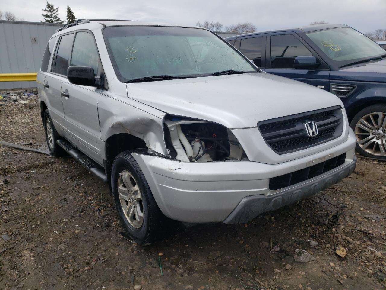HONDA PILOT EXL 2004 with VIN 2HKYF18774H543363 - Photo from auction
