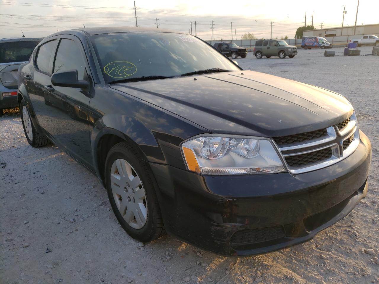 DODGE AVENGER SE 2014 with VIN 1C3CDZAB3EN180577 - Photo from auction