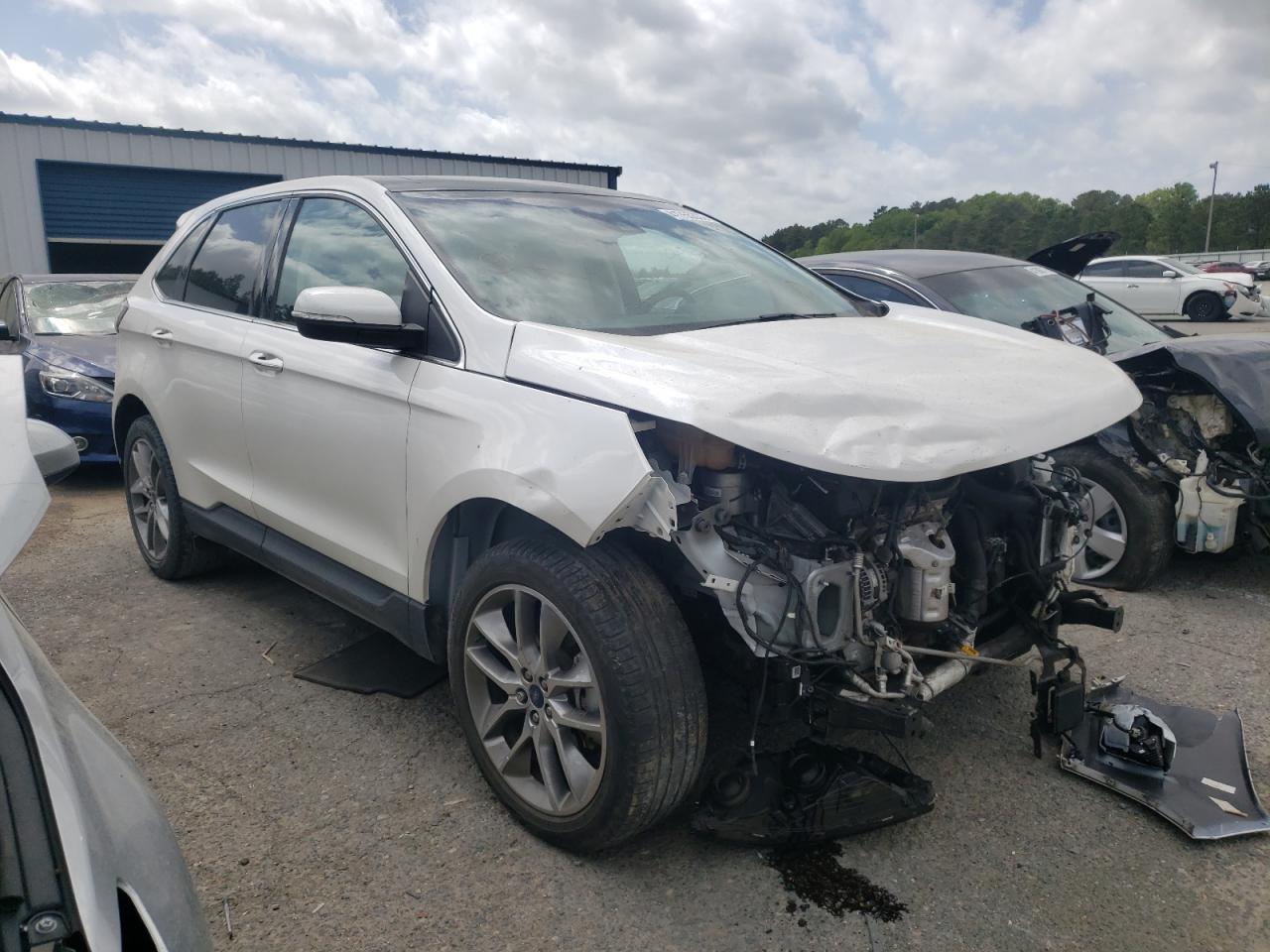 FORD EDGE TITAN 2015 with VIN 2FMPK3K89FBC41894 - Photo from auction