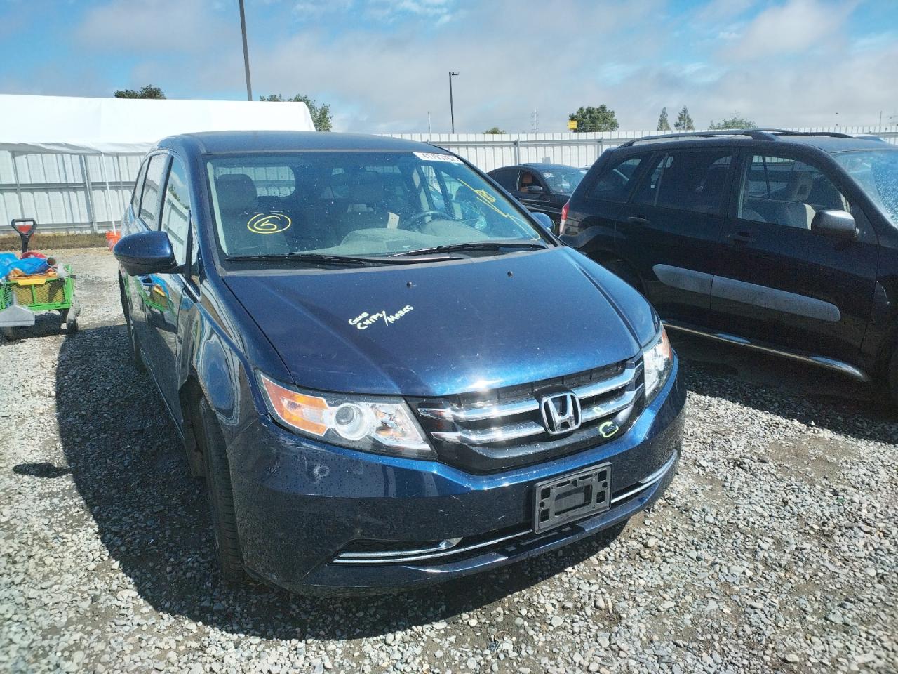 Photo 1 from auction – 2014 HONDA ODYSSEY EX with VIN 5FNRL5H45EB139133