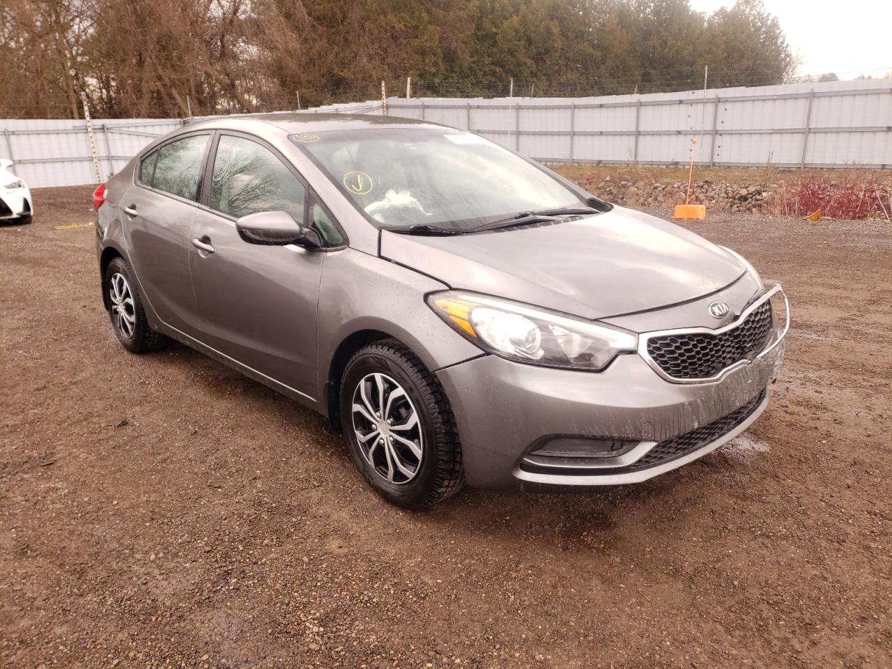 KIA FORTE LX 2014 with VIN KNAFK4A6XE5217898 - Photo from auction
