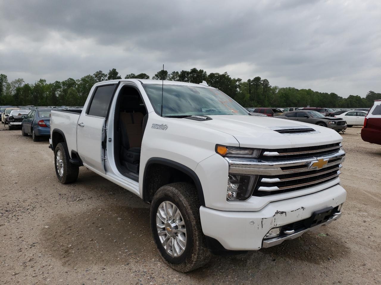 CHEVROLET SILVERADO 2021 with VIN 1GC4YREY9MF238557 - Photo from auction