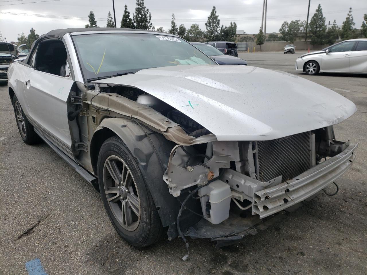 FORD MUSTANG 2012 with VIN 1ZVBP8EM0C5286399 - Photo from auction