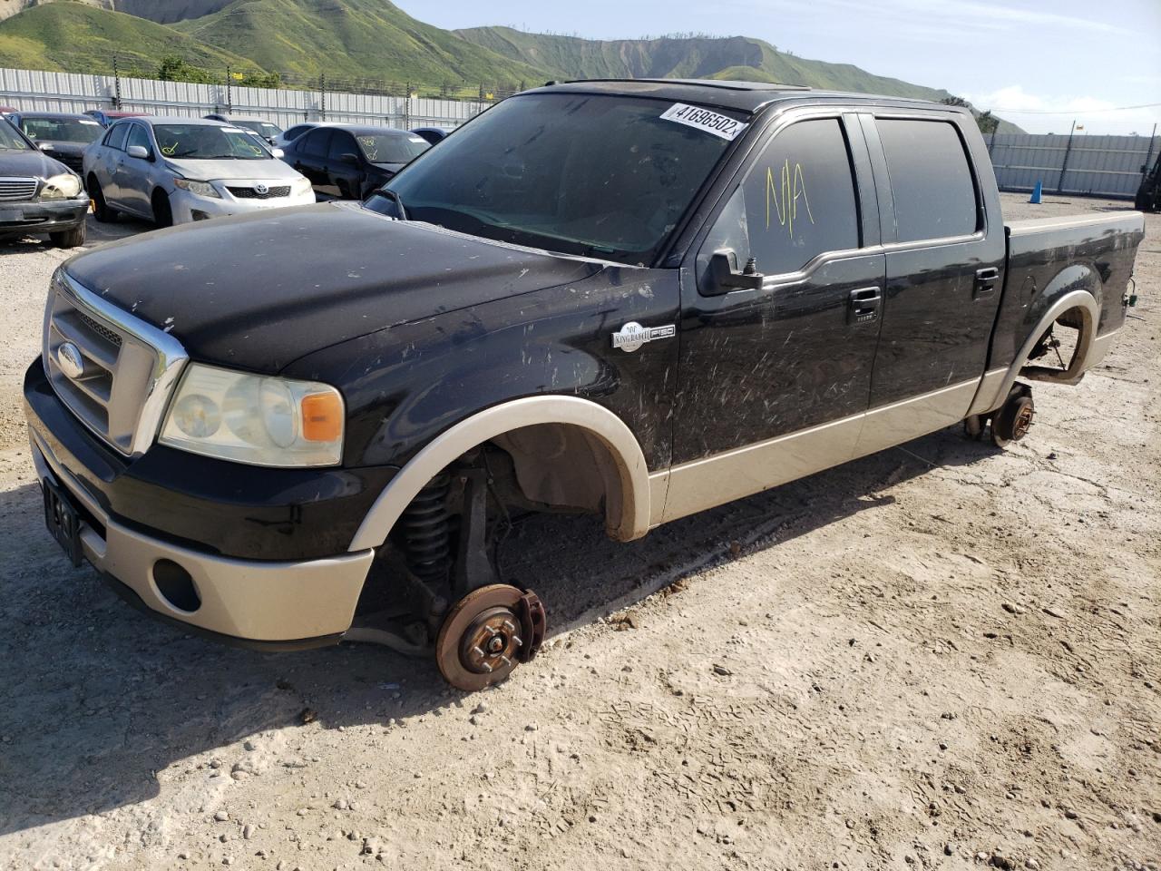 Photo 2 from auction – 2007 FORD F150 SUPER with VIN 1FTPW12537KB13645