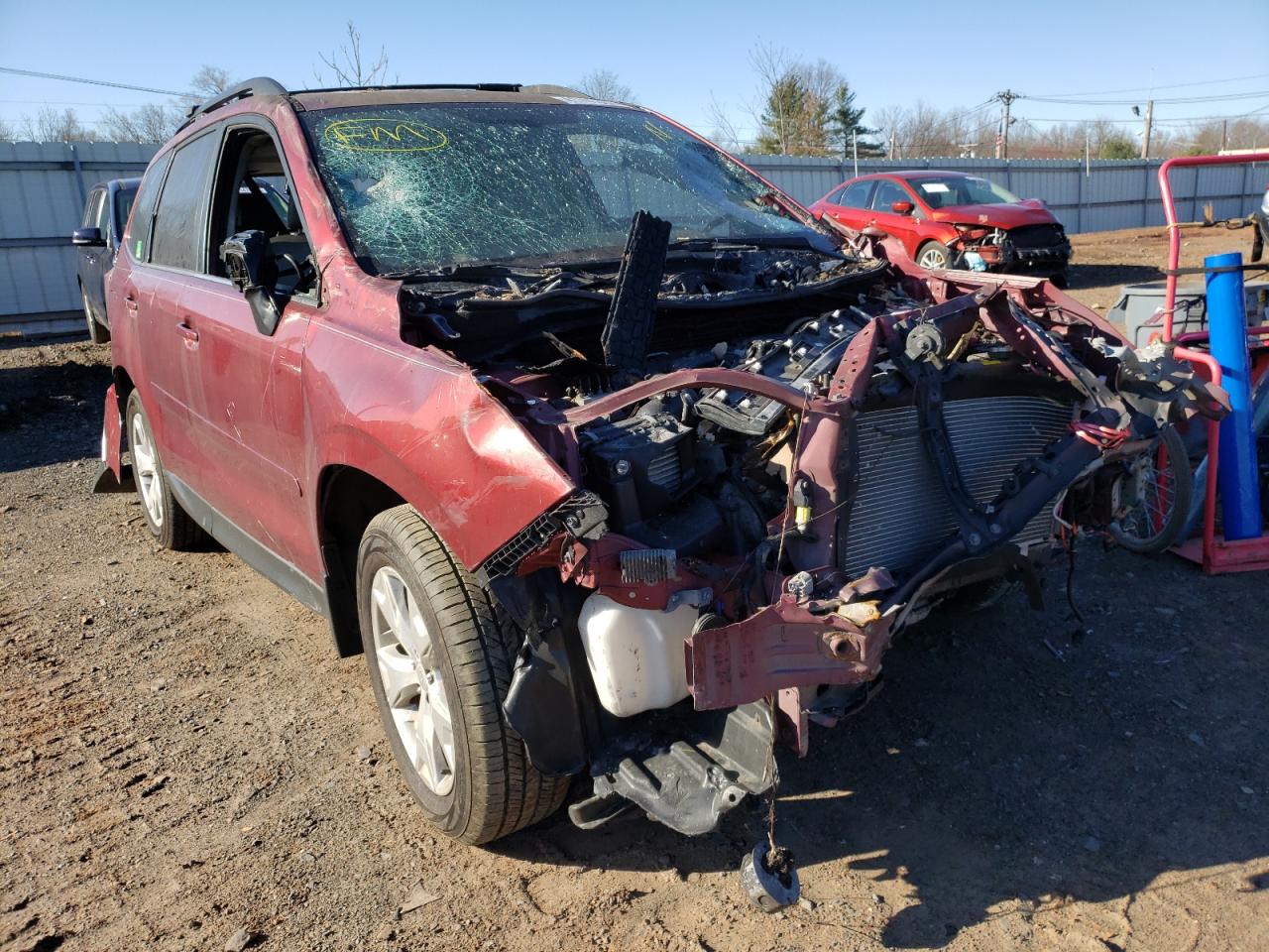 SUBARU FORESTER 2014 with VIN JF2SJAJC4EH426871 - Photo from auction