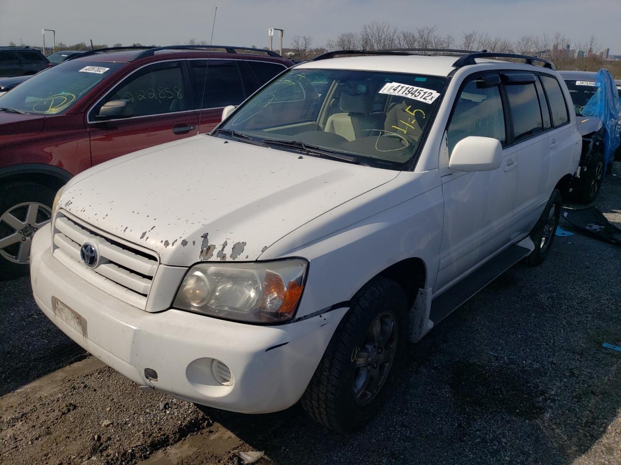 Photo 2 from auction – 2004 TOYOTA HIGHLANDER with VIN JTEEP21AX40007365