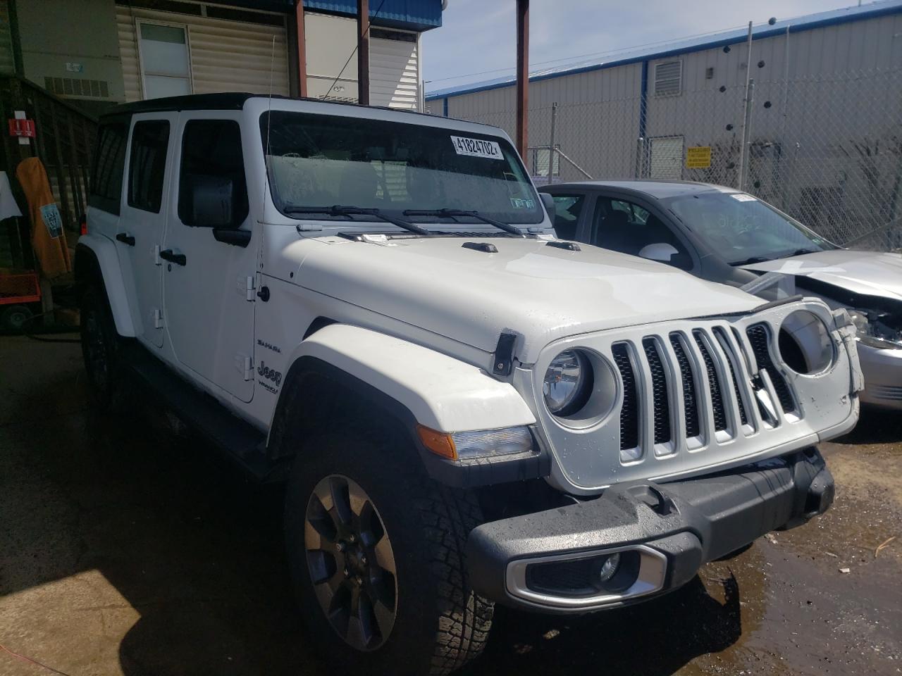 JEEP WRANGLER U 2018 with VIN 1C4HJXEG0JW302000 - Photo from auction