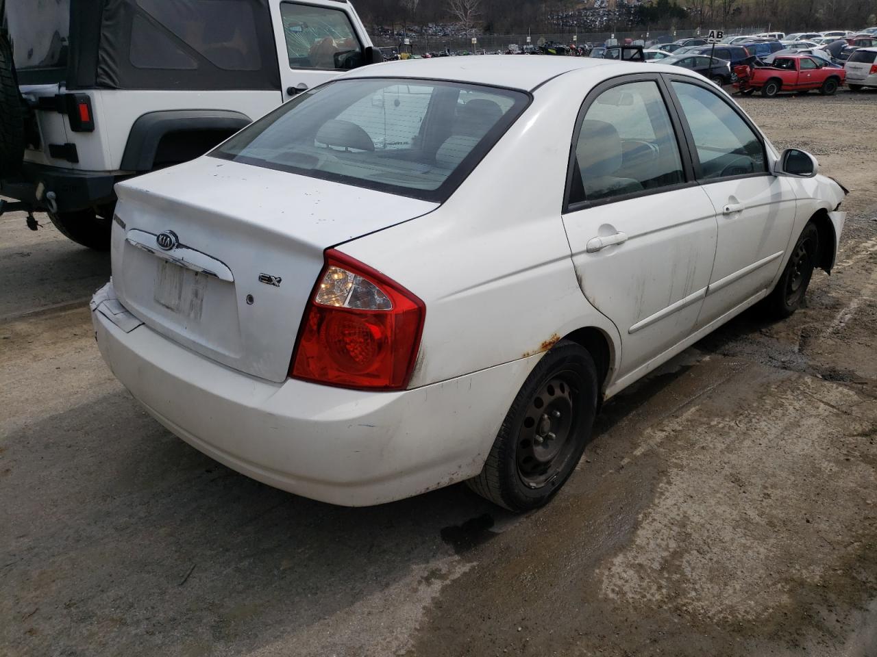 Photo 4 from auction – 2005 KIA SPECTRA with VIN KNAFE121955130552